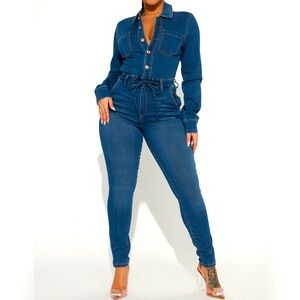 Denim Jumpsuit NWT